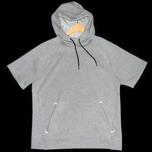 Short-Sleeve Pullover Hoodie